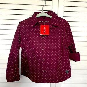 Guess kids dress / button up shirt size 2